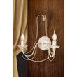 Aplica florentina antichizata 2xE14/40W, Vela WA 2-809/2 Elfenbein-Gold Orion